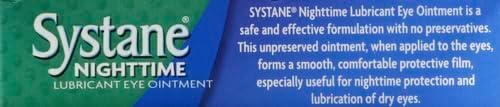 Systane Nighttime Lubricant Eye Ointment 3.5g Tube - Pack of 2