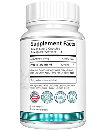 SWISSLIFE FOREVER Colon 15 Day Quick Cleanse, Advanced Gut Cleanse Detox, Improves