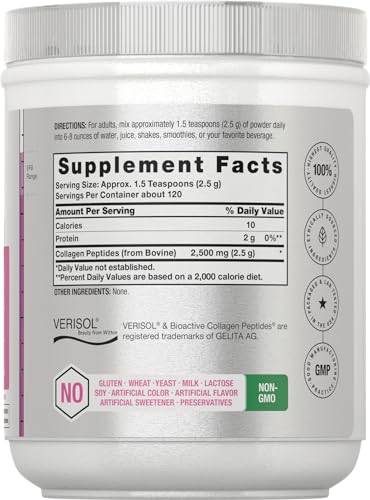 Horbaach Skin Rejuvenator with Verisol 10.58 oz | Bioactive Collagen Peptide Powder