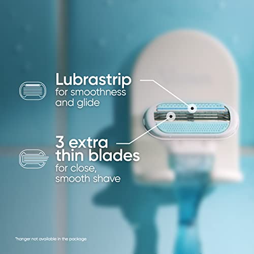 Gillette Venus Smooth Womens Razor Blade Refills, 8 Count, Lubracated to Protect