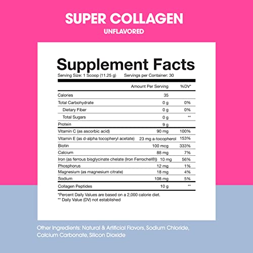 Obvi Collagen Peptides, Protein Powder, Keto, Gluten and Dairy Free, Hydrolyzed Grass