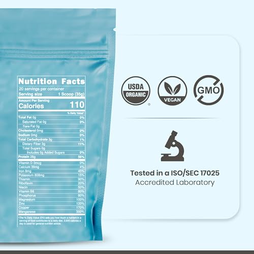 Cantein Organic Hemp Protein Powder | Vegan Protein Powder for Protein Shake | 28g