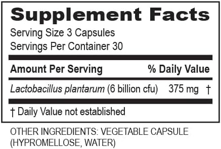 Transformation The Genesis of Good Health Enzymes Plantadophilus Natural Plant-Based Probiotics Supplement, Practitioner Recommended, Non-GMO, for Digestive Health, Immune Support, Gut Balance, 90