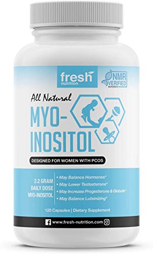 Myo-Inositol - PCOS - 2200mg Strongest NMR Verified - 120 High Potency Powder