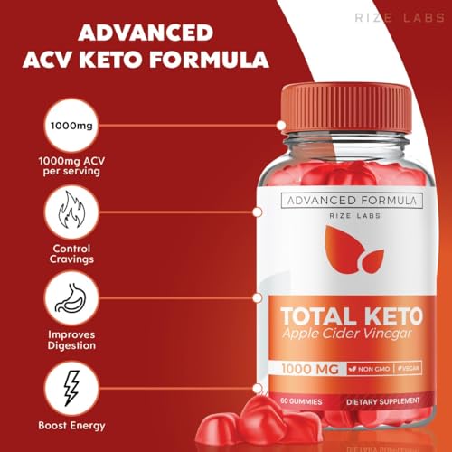 (3 Pack) Total Keto Gummies, Total Keto for Advanced Weight Loss, Total Keto Supplement