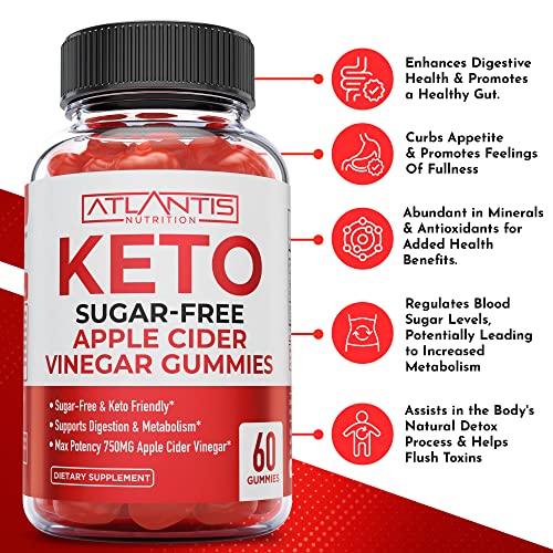 Sugar-Free Keto ACV Gummies for Weight Loss - Apple Cider Vinegar Keto ACV Gummies