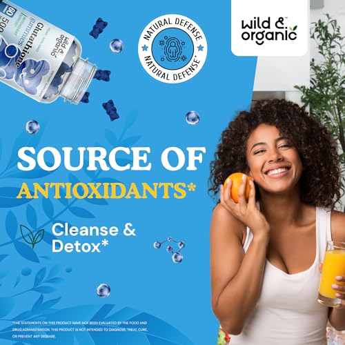 Wild & Organic Glutathione Gummies - Reduced Glutathione for Liver Cleanse