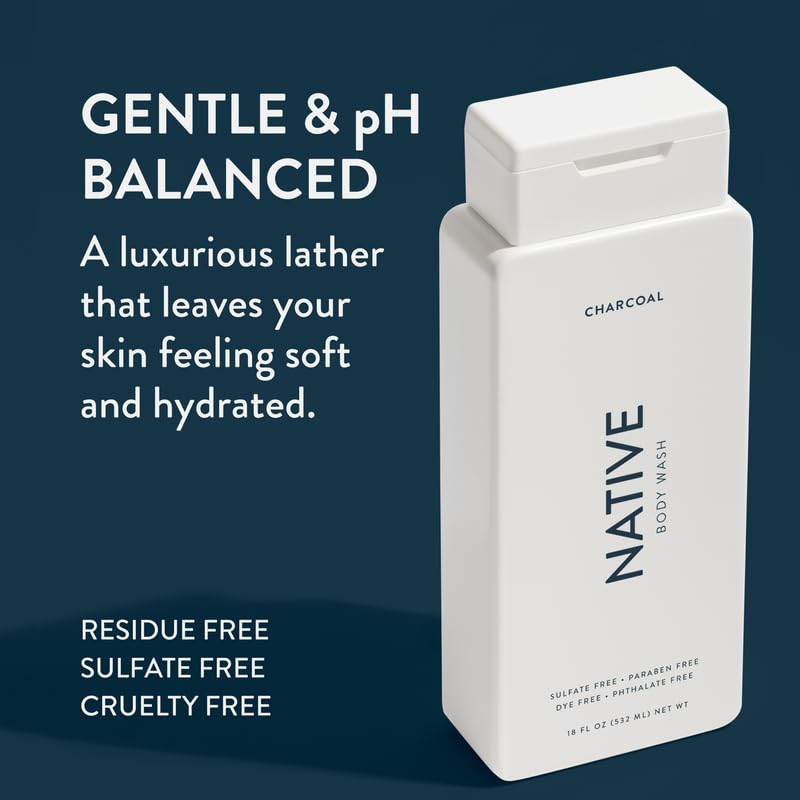 Native Body Wash Contains Naturally Derived Ingredients | For Women & Men, Sulfate