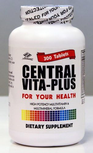 Central Vita-plus 300 Tablet High Potency Multivitamin Multimineral