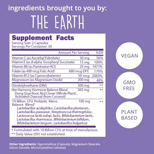 Happy Healthy Hippie Go with The Flow Menopause Support & Go with The Flow Hormone Balance for Women