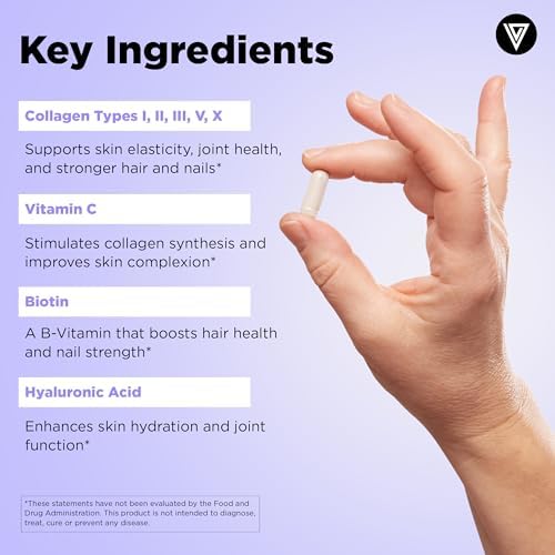 Vital Vitamins Multi Collagen Complex Plus 150 ct + Creatine Monohydrate Capsules 120 ct