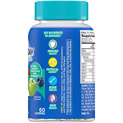 One A Day Teen for Him Multivitamin Gummies, Gummy Multivitamins with Vitamin A, C, D