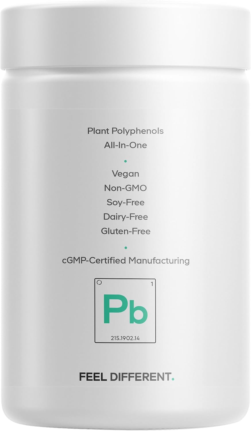Codeage Polyphenols Broad Spectrum Supplement - Blend of 15 Berries, Fruits, and Botanical Extracts, Decaf Green Tea Leaf, Quercetin, Resveratrol, Pomegranate, Turmeric - Non-GMO - 120 Capsules