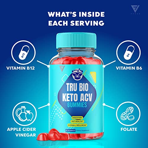 Fyvus (3 Pack) Tru Bio Keto Gummies for Weight Loss, TruBio Keto, True Bio Keto ACV