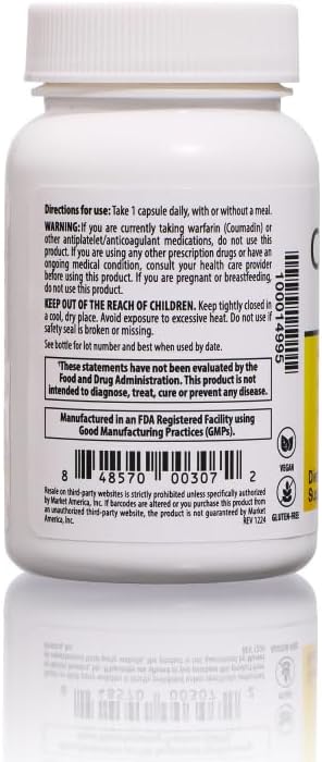 Turmeric Curcumin Supplement with Curcugreen (BCM-95) & Selenium, Vegan, 30 Servings