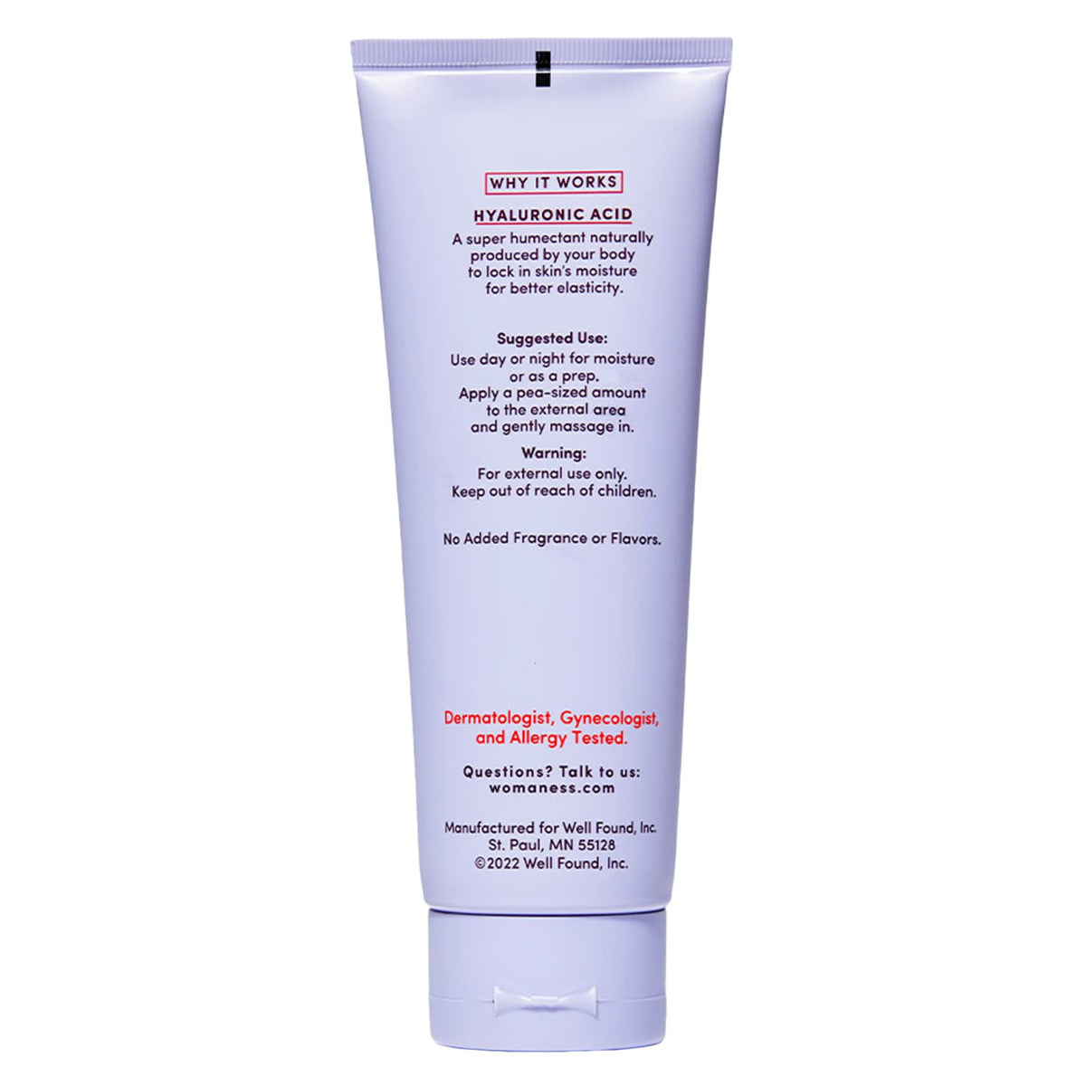 Womaness Daily V Soothe External Gel Moisturizer - Hyaluronic Acid Moisturizer