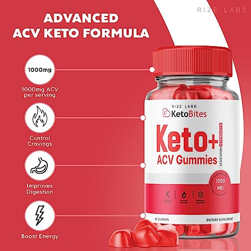 rize labs (2 Pack) Keto Bites - Keto Bites Gummies Advanced Weight Loss - Keto Bites ACV