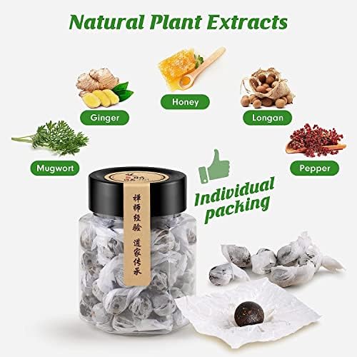 Mugwort Belly Patch for Men and Women with Natural Plant Extracts -60Pcs Body Sculpting
