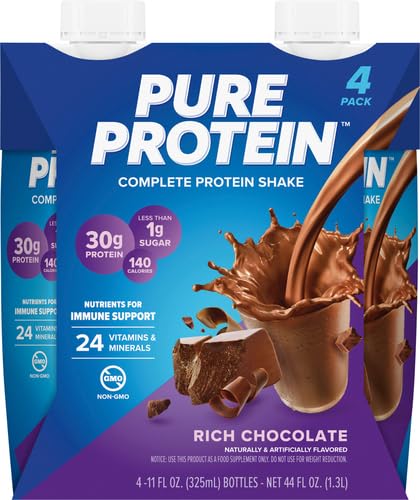 Pure Protein Chocolate Protein Shake | 30g Complete Protein | Ready to Drink and Keto