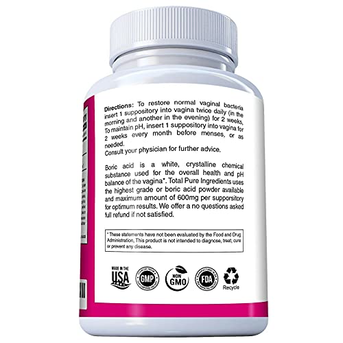 N'More Harmony 600MG Vaginal Suppositories Yeast Infection + 1 Suppository Applicator BV