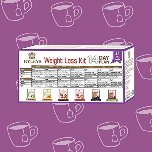 Hyleys 14 Day Weight Loss Tea - 42 Tea Bags (1 Pack), Detox Tea for Cleanse