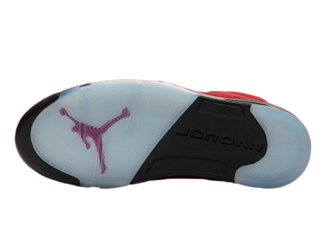Jordan Mens Air 5 Retro DA1911 102 Fire Red Silver Tongue 2020 - Size 8