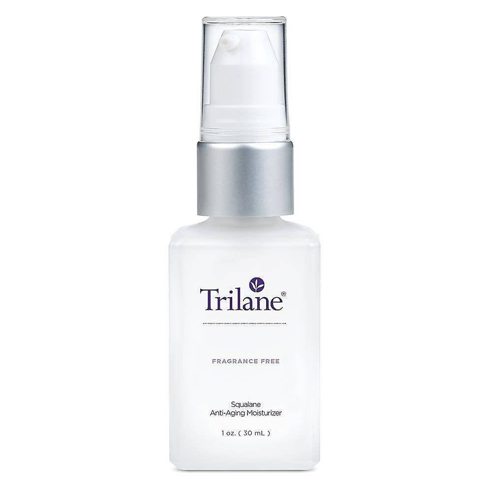 Trilane Squalane Anti-Aging Moisturizer and Beauty Oil Nourishes and Reduces Dry, Rough, Flaky Skin (Fragrance-Free)