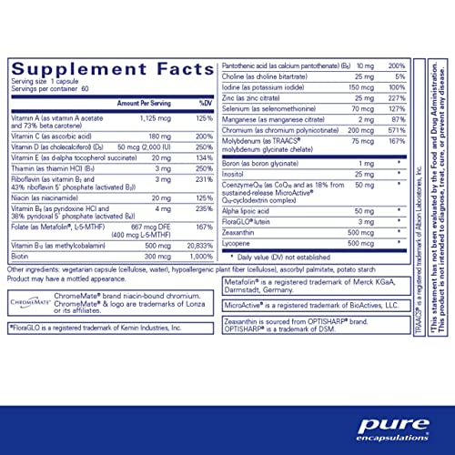 Pure Encapsulations O.N.E. Multivitamin - Once Daily Multivitamin with Antioxidant Complex