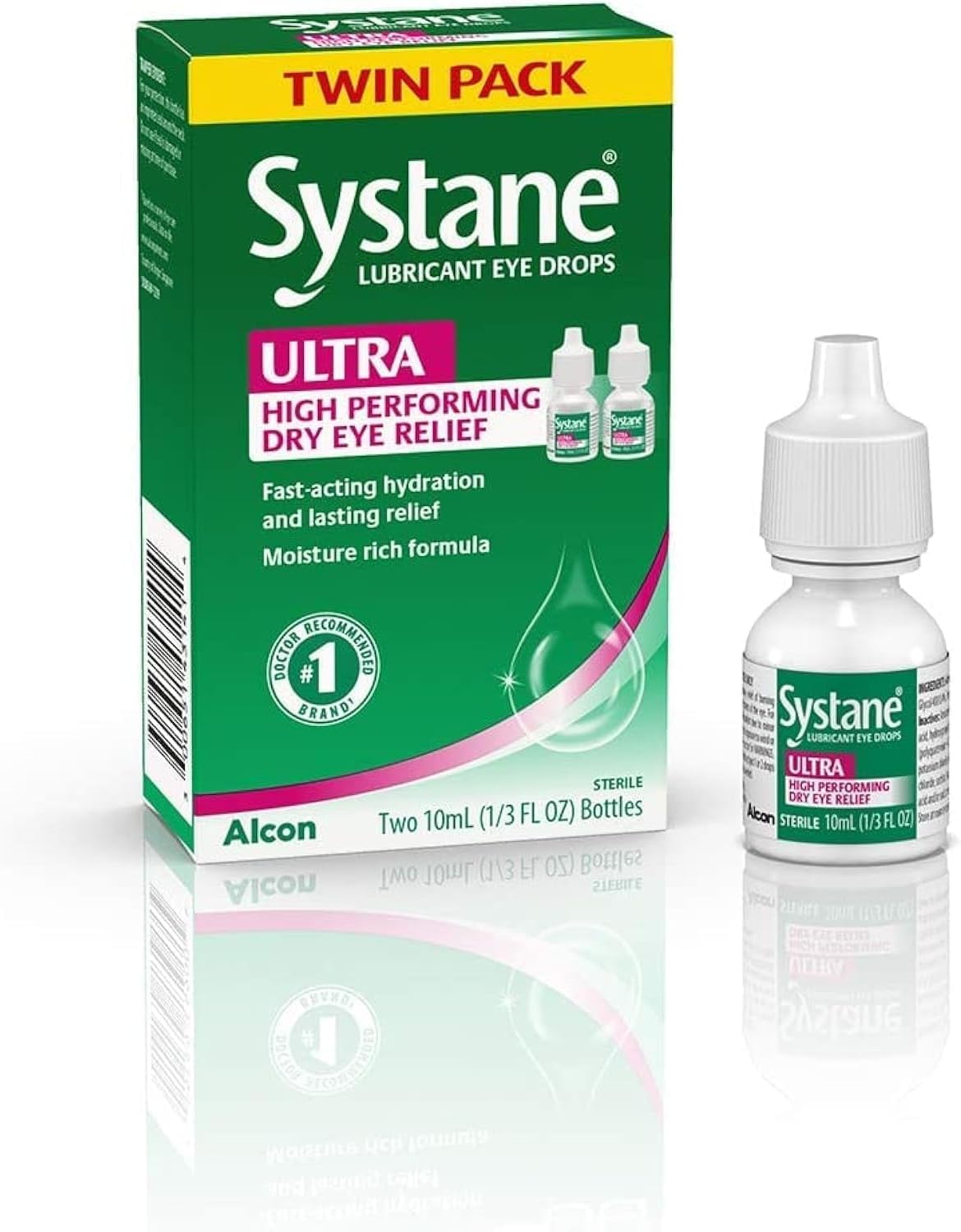 Systane Lubricant Eye Gel Drops 10 ml, 3 Count
