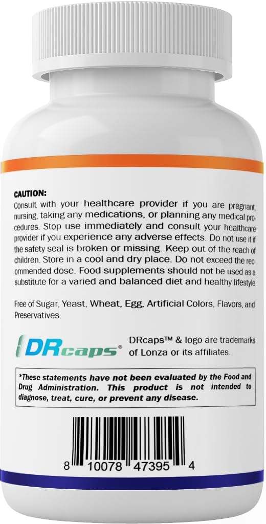 Vitamatic Akkermansia Muciniphila Gut Health - 60 DR Capsules (Delayed Released) - Made with Prebiotic Inulin Fiber