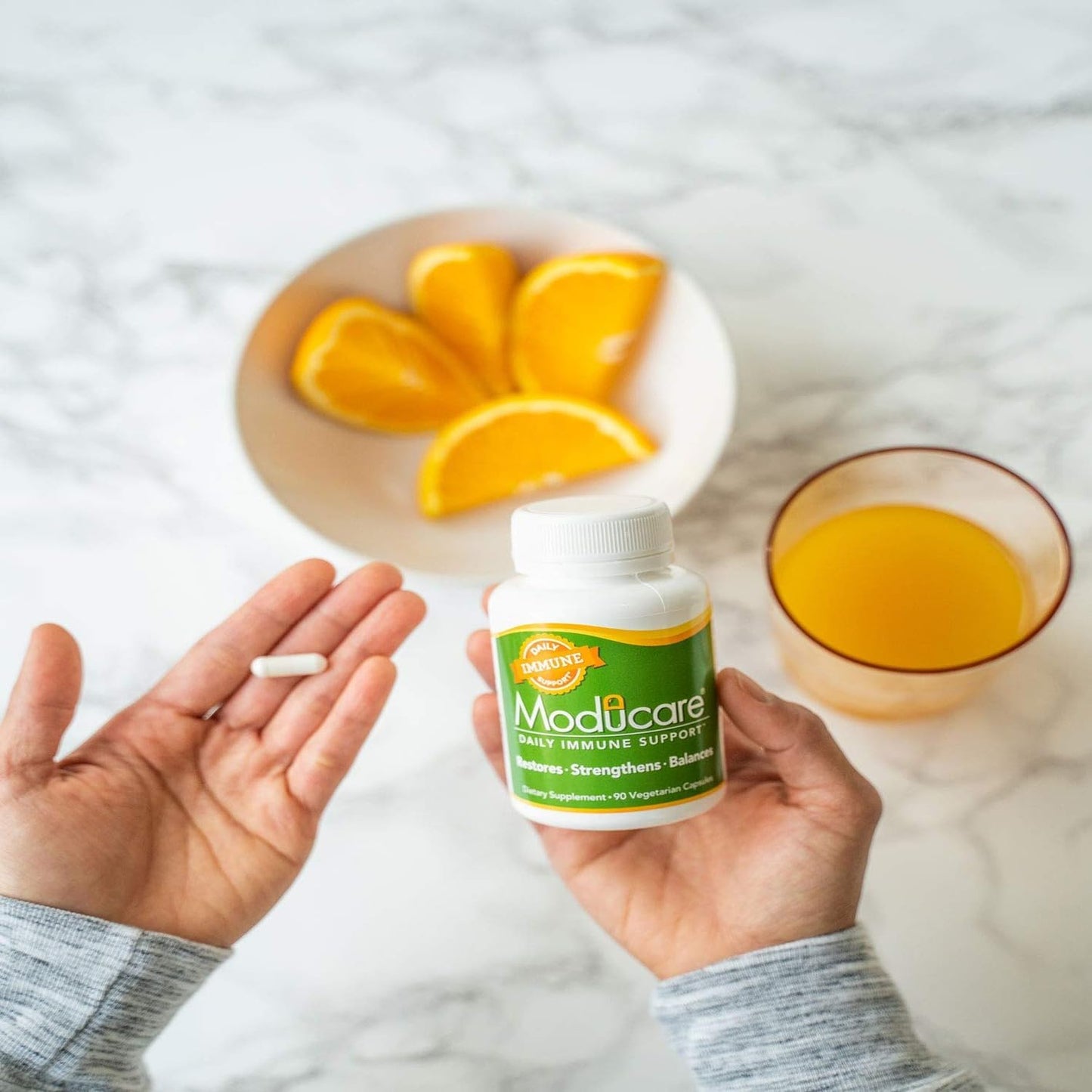 Moducare Immune Support - Plant Sterols & Sterolins for Immune System Modulation - Optimal Health Support* - Non-GMO, Gluten-Free & Dairy-Free - 180 Vegetarian Capsules (180 Servings)