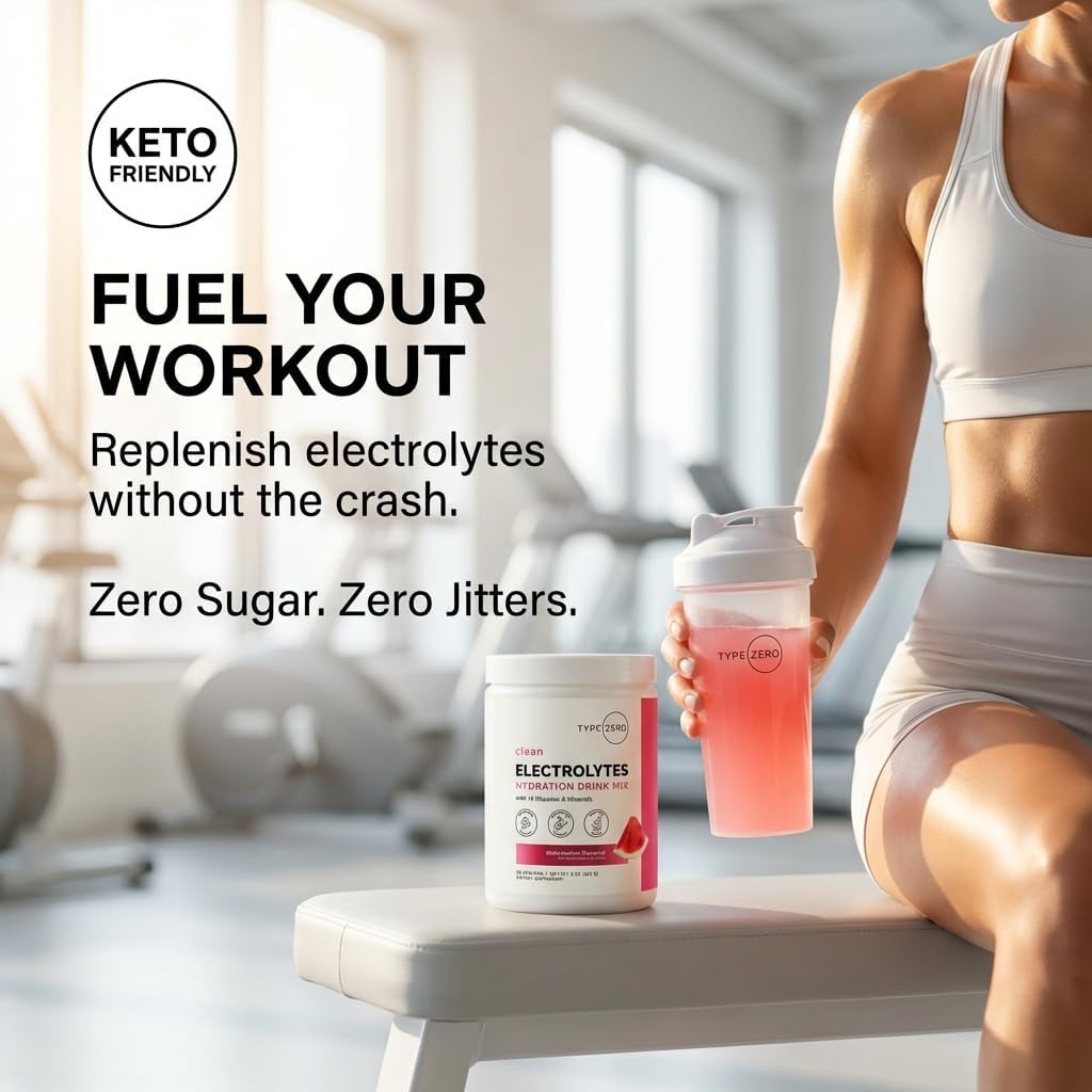 Type Zero Clean Electrolytes Hydration Powder (Watermelon) 50 Servings