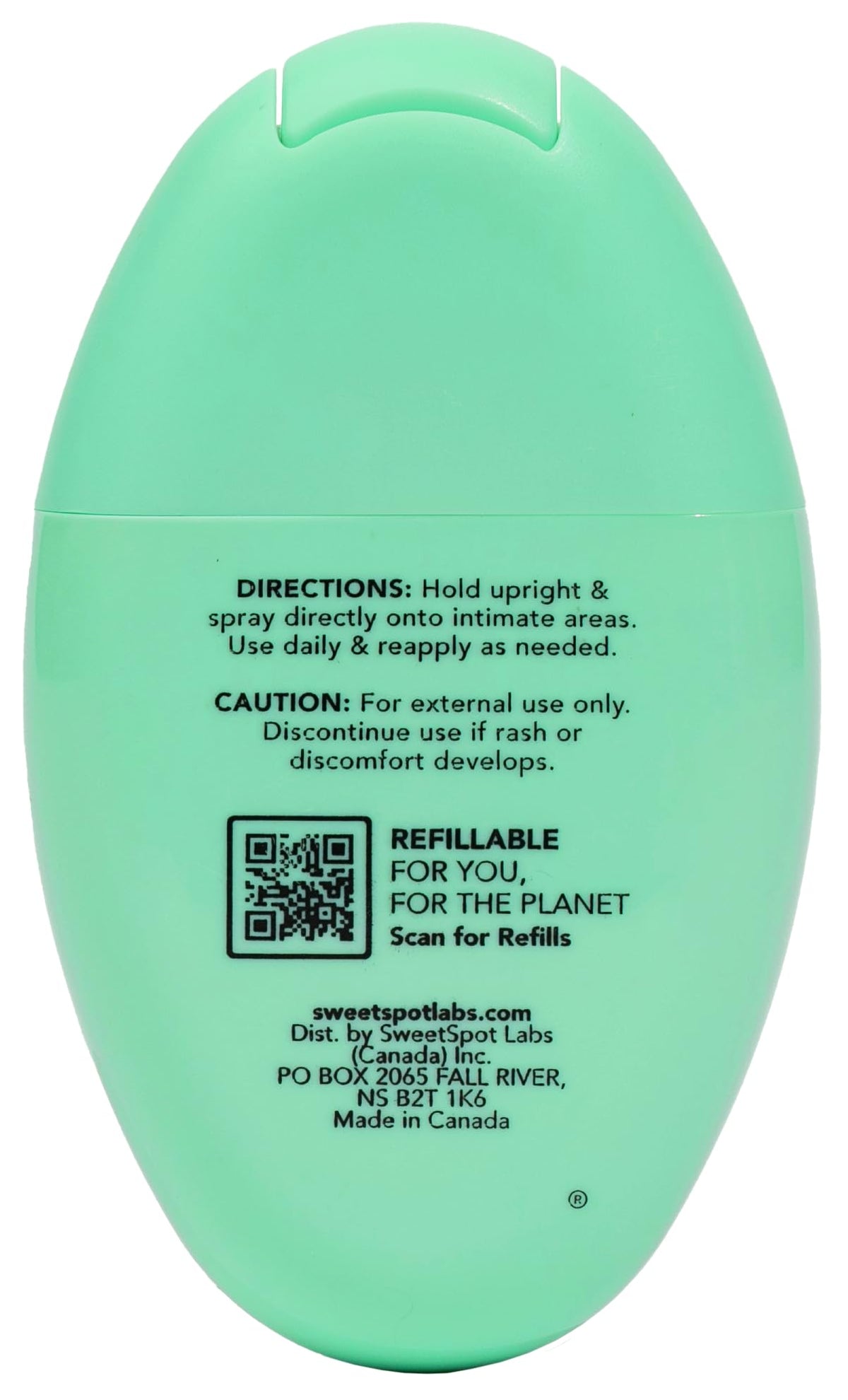 SweetSpot Labs Microbiome Balancing Feminine Spray, Deodorant Spray for External Vaginal Odor & pH