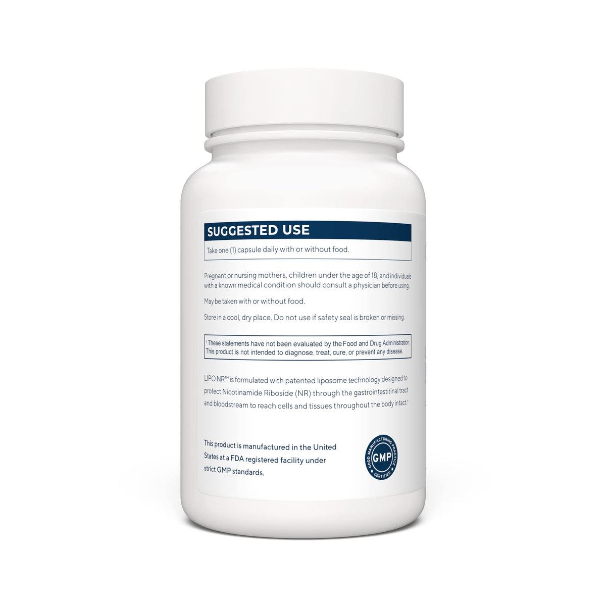 RENUE Liposomal Nicotinamide Riboside (NR) Supplement 300 mg - Bioavailable Formula