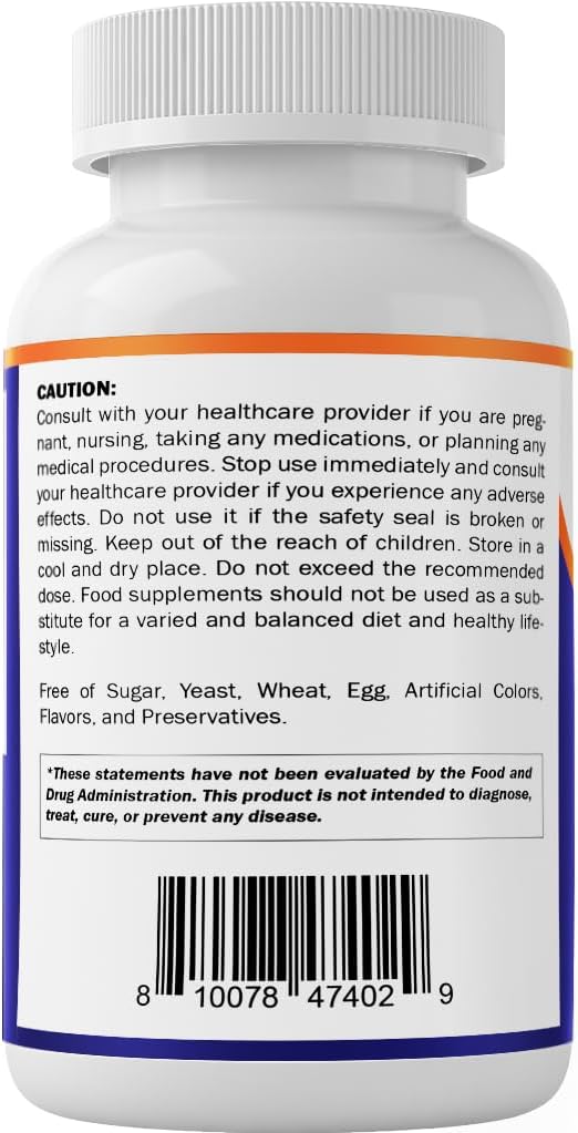 Vitamatic Magnesium Citrate 500mg per Serving - 180 Vegetarian Capsules (Provides 150 mg of Elemental Magnesium) - Added B6 for Maximum Absorption - Supports Muscle, Joint, and Heart Health*