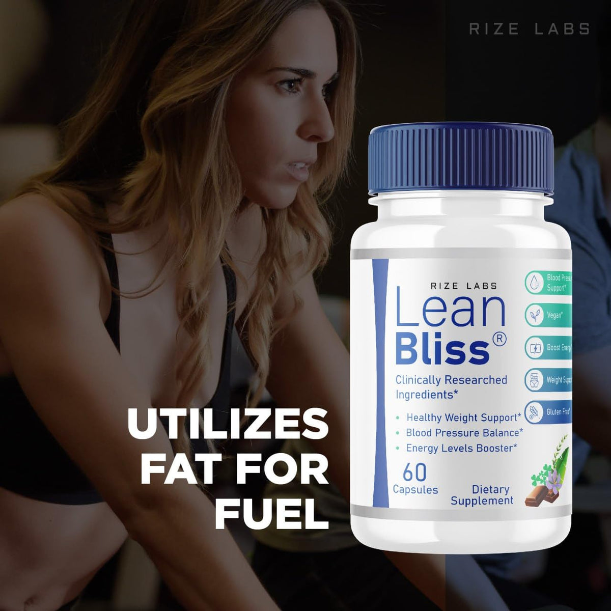 (3 Pack) Lean Bliss Weight Loss Pills, Lean Bliss Fat Burning Formula, LeanBliss Advanced