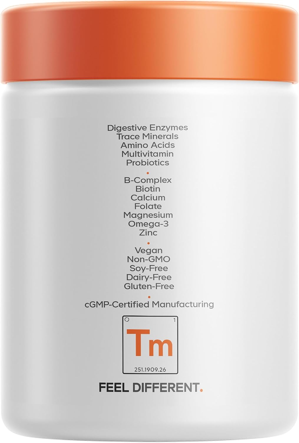 Codeage Teen Multivitamin Supplement – Daily Vitamins and Minerals for Teen Boys and Girls – Organic Whole Food Formula with Omega-3 and Vitamins A to K - 60 Capsules