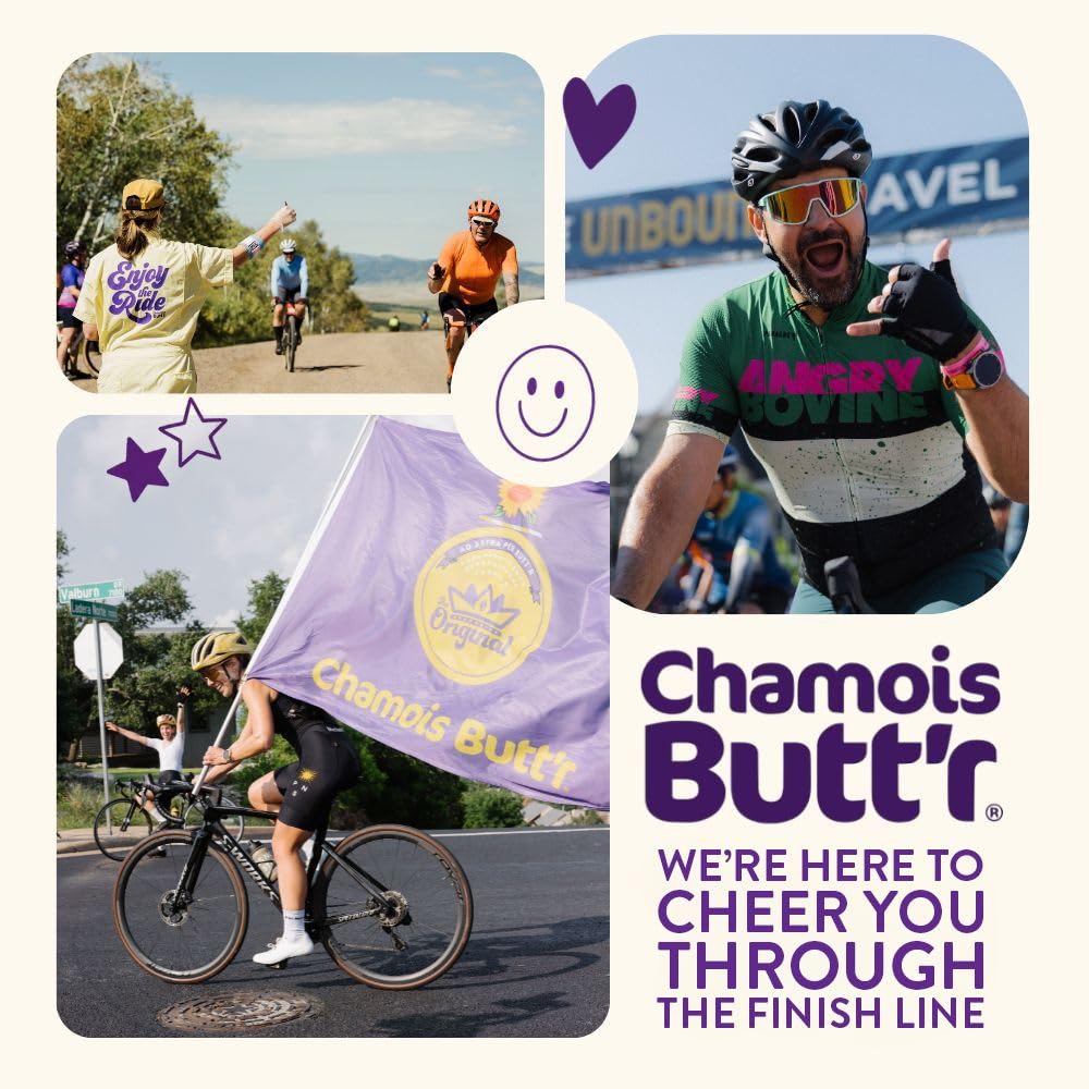 Chamois Butt'r Original Anti-Chafe Cream, 8 oz tube | For Cycling, Running & Active Lifestyles - Helps Prevent & Soothe Chafing, Non-Greasy, Easy Rinse, Skin-Friendly Formula