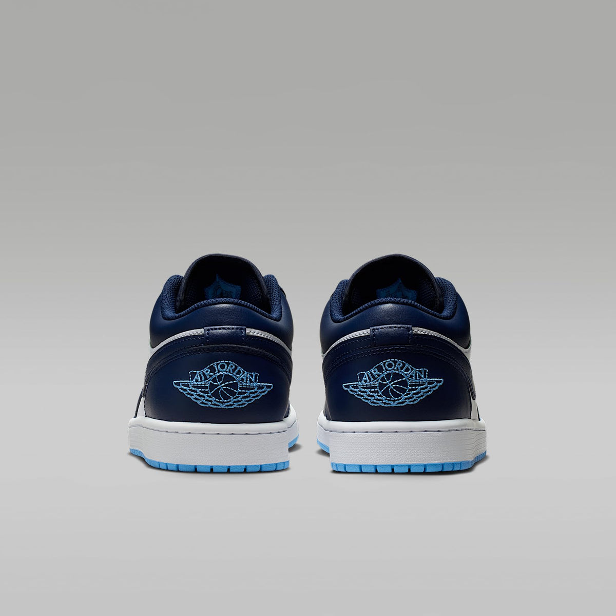 Air Jordan 1 Low Men's Shoes (Midnight Navy/White/University Blue) Size 10.5