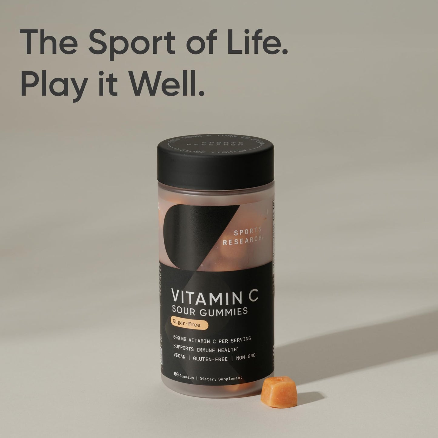 Sports Research High Potency Vitamin C Supplement - Vegan Veggie Capsules for Antioxidant Activity & Immune Support - Non-GMO Verified & Gluten Free - Ascorbic Acid Vitamin C 1000mg, 240 Count