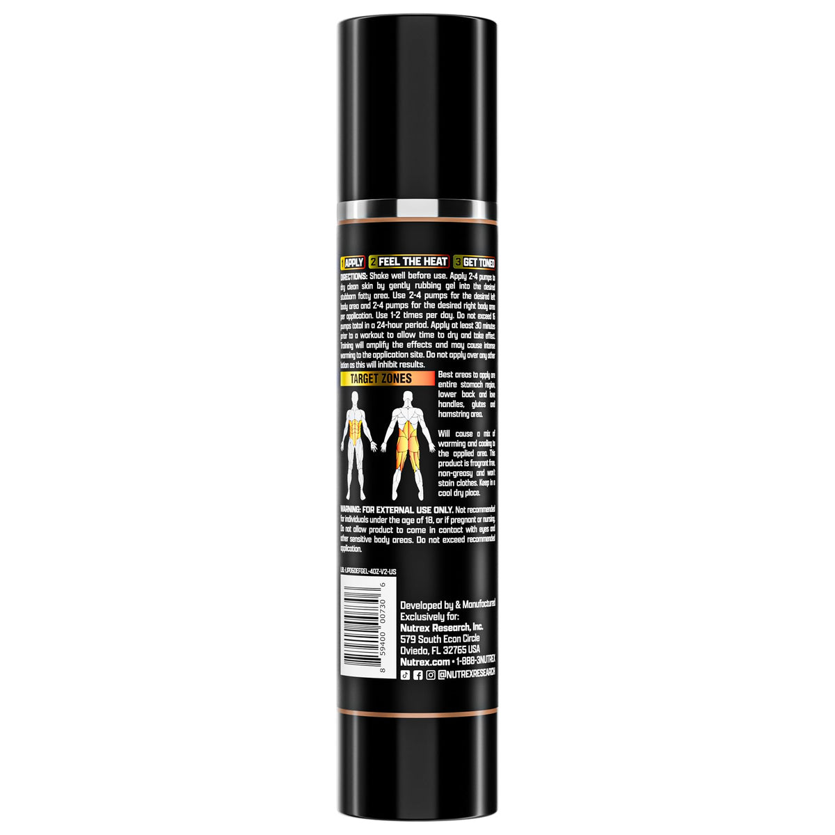 Lipo 6 Defining Gel Fast Acting Fat Burning Cream for Men & Women | Targets Stubborn