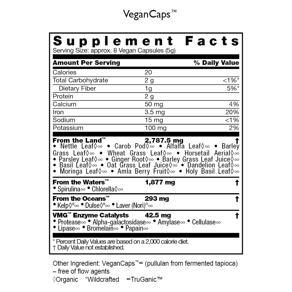 HEALTHFORCE SUPERFOODS Vitamineral Green - Mineral Supplement for Immune