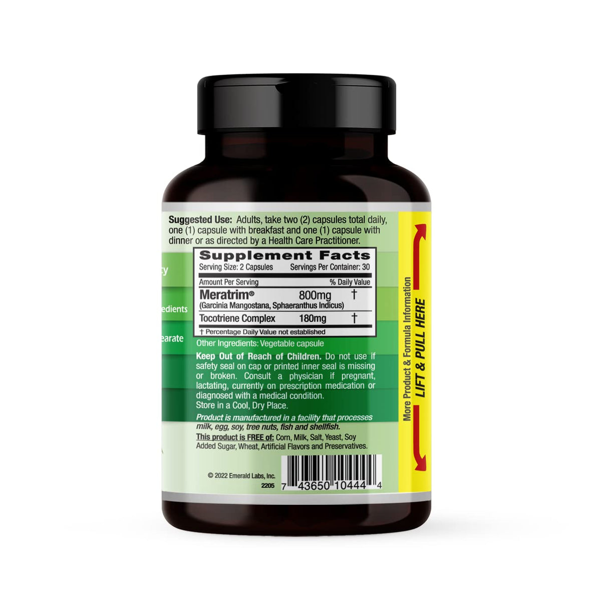 Emerald Labs Meratrim 800 mg - Daily Supplement for Weight Management Support