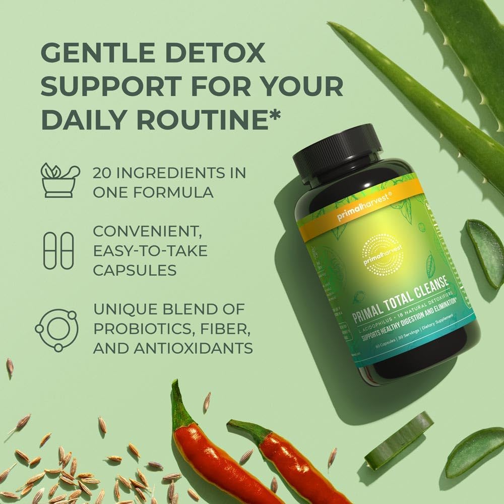 Primal Harvest Cleanse - Daily Supplement, Gluten, Dairy & Soy Free