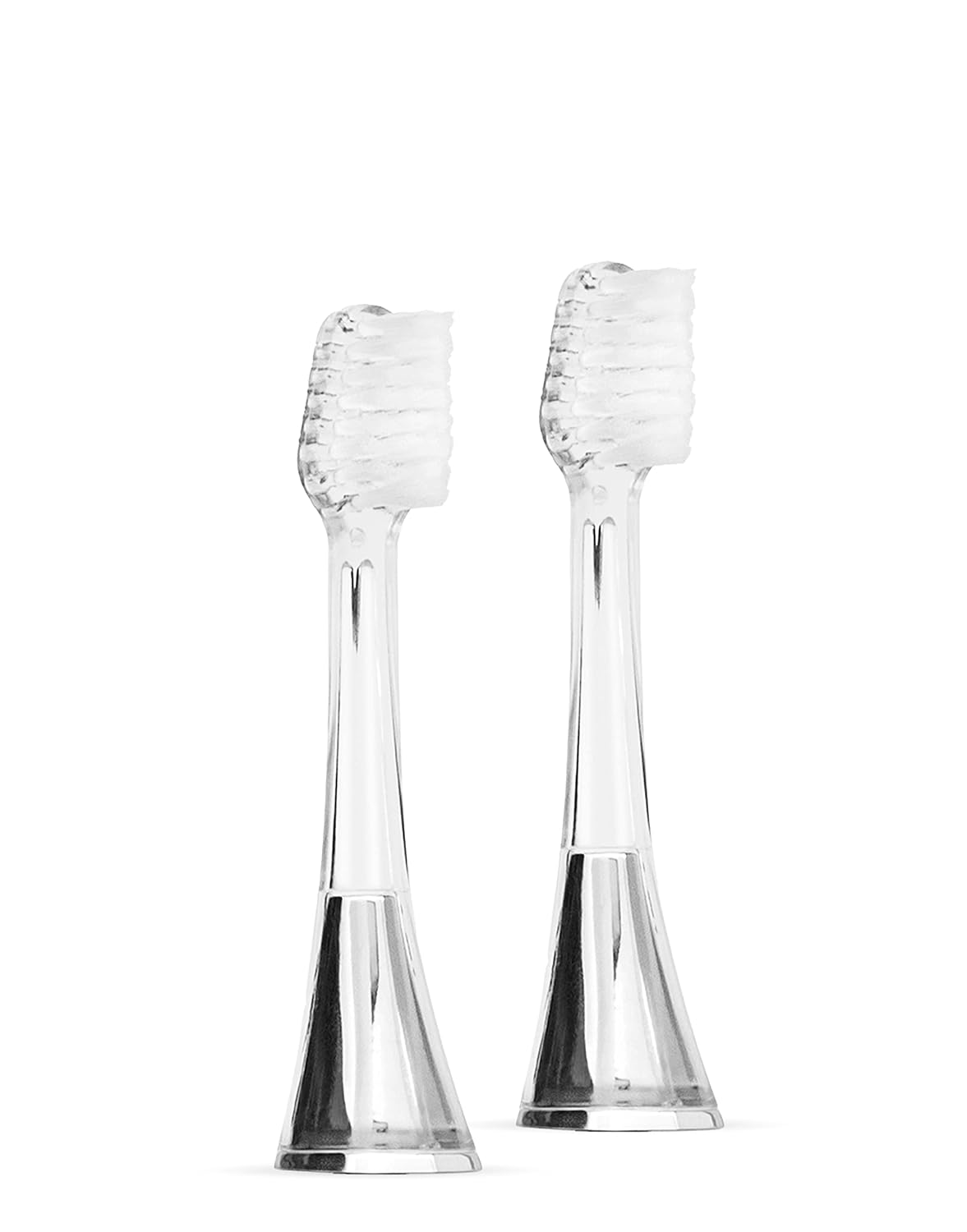 Supersmile Zina45 Replacement Brush Heads, Silver, 2-Pack