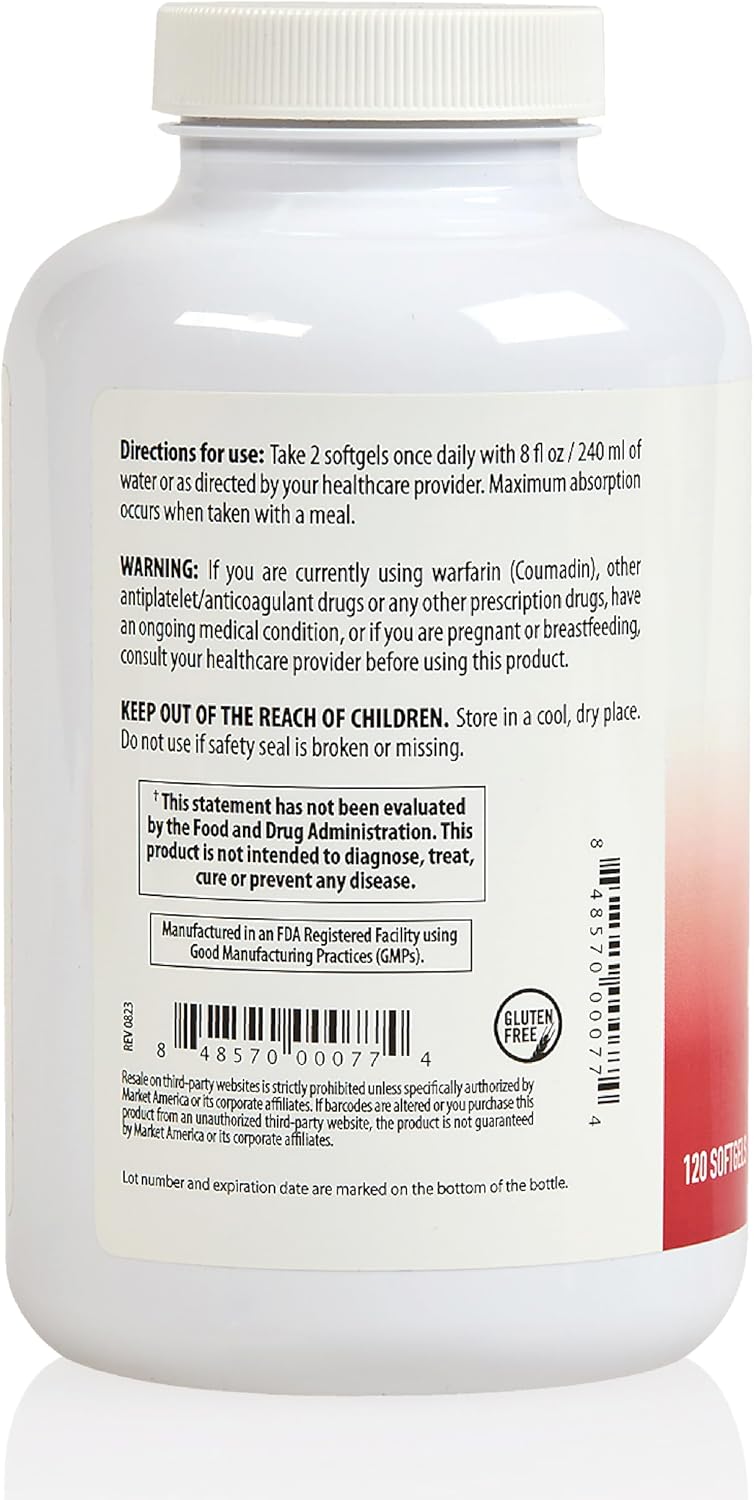 Heart Health Essential Omega III Fish Oil with Vitamin E, 60 Softgels
