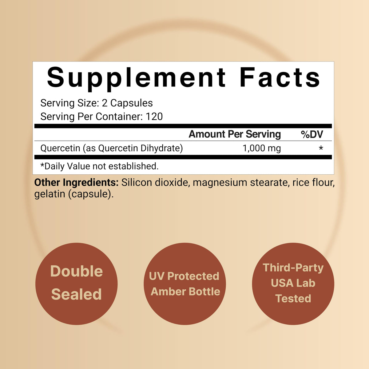 NatureBell Quercetin 1000mg Per Serving | 240 Capsules, Ultra Strength Quercetin