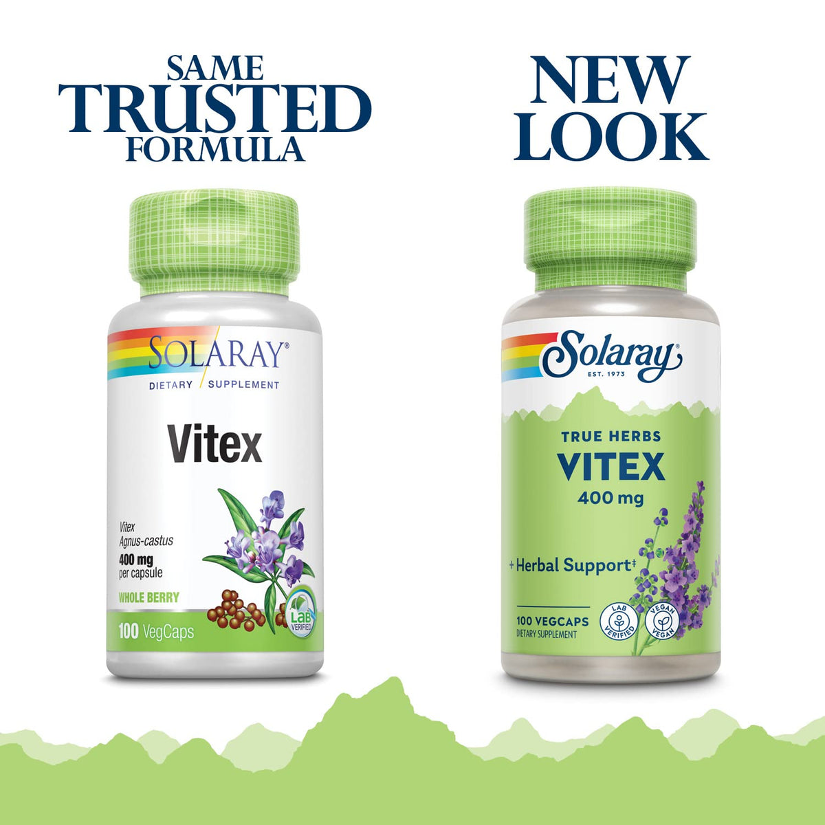 Solaray Vitex Berry 400mg | Womens Healthy Hormone Balance Formula | Menstruation & Menopause Support