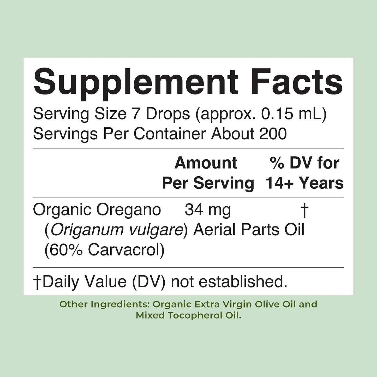 MaryRuth Organics Oregano Oil Drops | 6 Month Supply | USDA Organic Oil of Oregano Liquid | Herbal Blend for Immune Support | Digestive Health | Overall Health | Vegan | Sugar Free | Non-GMO | 1 Fl Oz