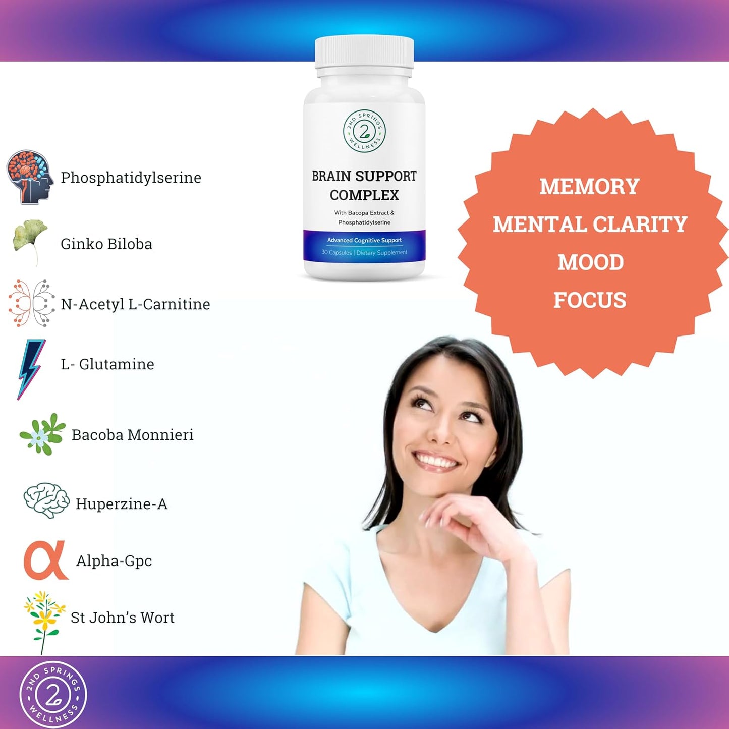ALA & ALC Complex + Brain Support Complex Bundle | Energy, Focus, Memory, Cognitive Performance, Metabolism & Daily Wellness